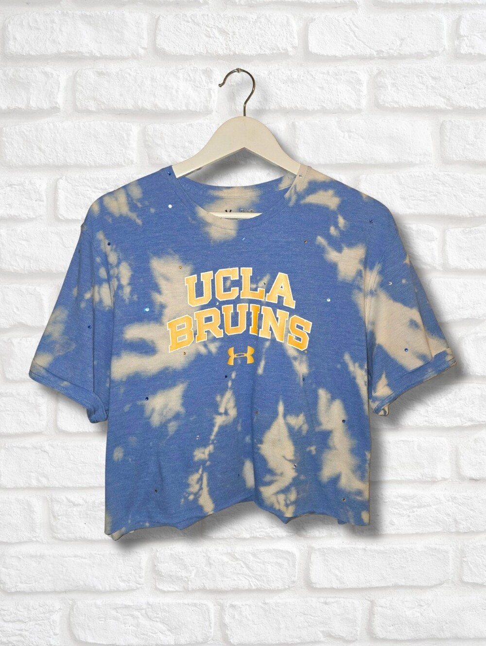 UCLA Bruins Crop Top W/Rhinestones